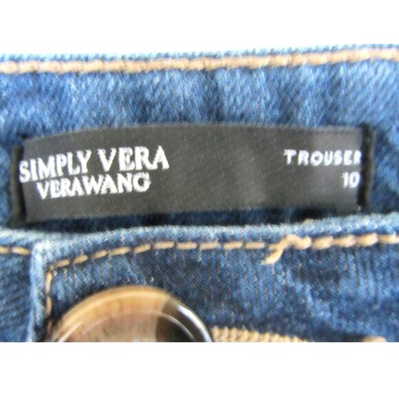 Simply Vera Wang Size 10 Trouser Jean - Picture 3 of 3